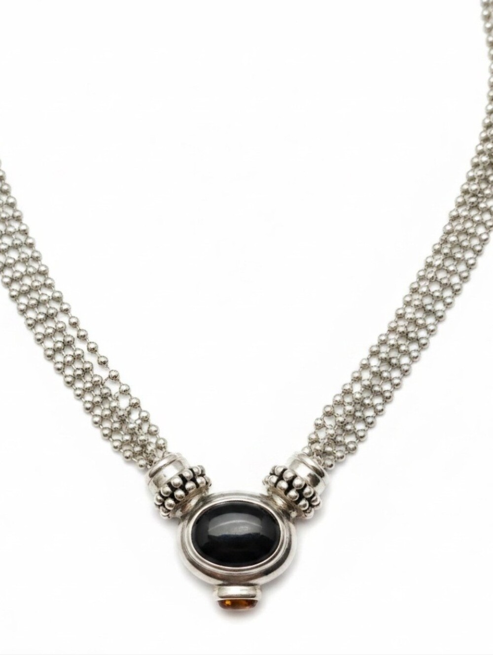 3-Piece Joseph Esposito Interchangeable Sterling Silver Necklace